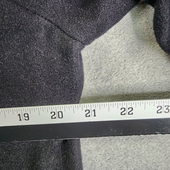 Womens Black WinterSilks Jacket Silk & Wool Blend Long Sleeve V Neck Size 14 - Picture 9 of 11